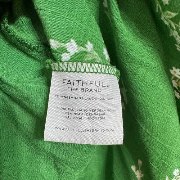 Faithfull the Brand Emilia Green Floral Print
Midi Dress Size 2 - Picture 6 of 13